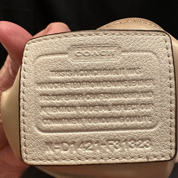 Coach White Shoulder Bag